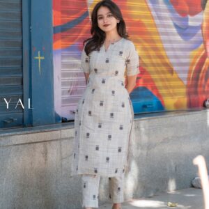 off white kurti