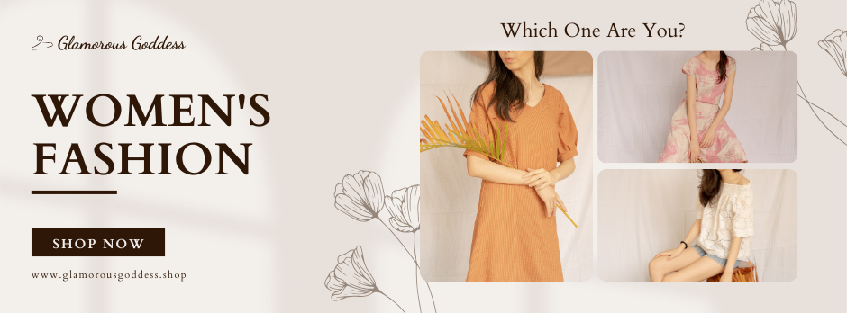 brown and cream minimalist fashion women facebook fundraiser cover photo